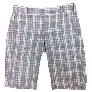 Vince Black Gray and White Plaid Bermuda Woman’s Shorts EUC size 2